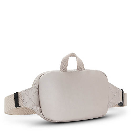 Kipling Alys Metallic Midjeveske Beige | NO 2215LI